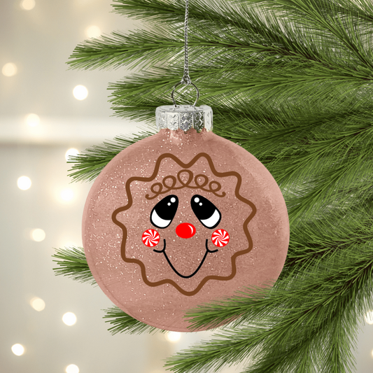 Gingerbread UV DTF Christmas Ornament Decal