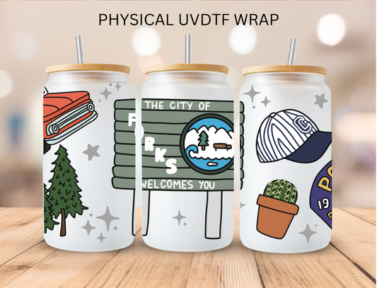 Forks Welcomes You - 16 oz / 20 oz Libby UV DTF Wrap