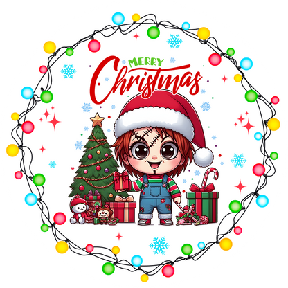 Cartoon Heros Christmas Ornament Bundle 2.8 Inch - Ornament UVDTF Decal