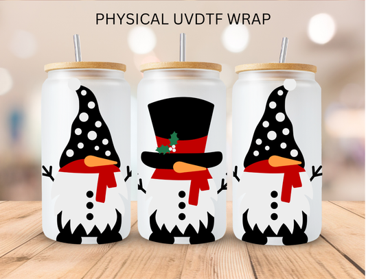 Christmas Gnomes - 16 oz / 20 oz Libby UV DTF Wrap
