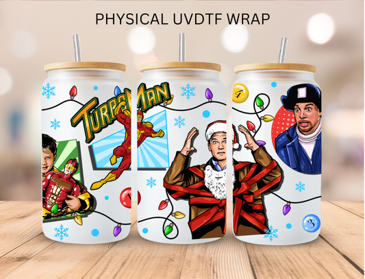 Christmas Turbo Man - 16 oz / 20 oz Libby UV DTF