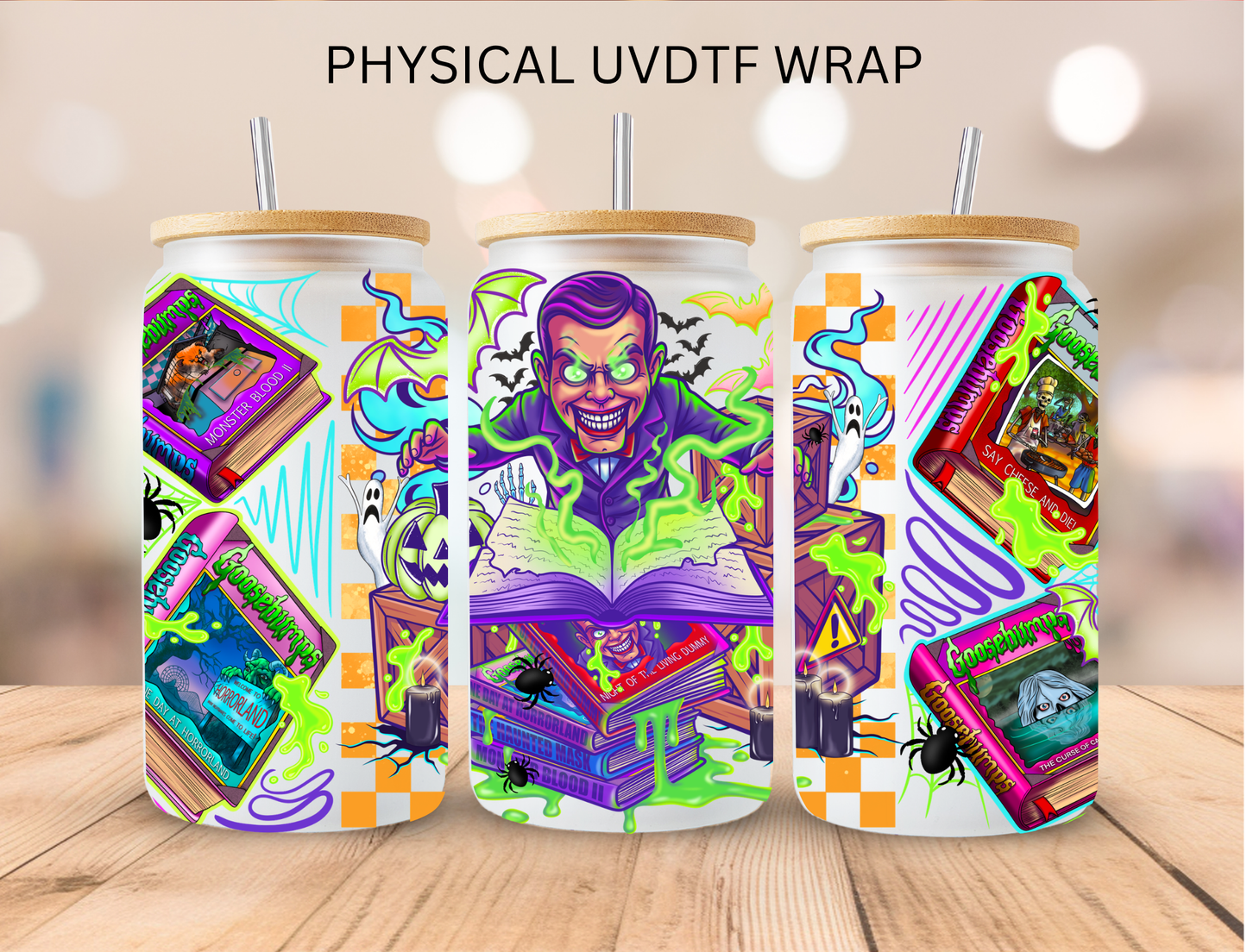 Halloween Gooseumps - 16 oz / 20 oz Libby UV DTF Wrap