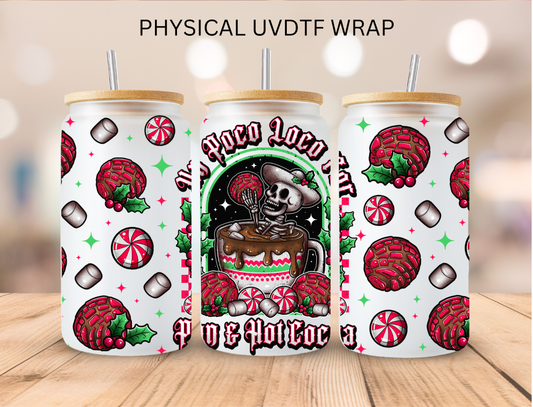 Christmas Concha Un Poco Loco - 16 oz / 20 oz Libby UV DTF