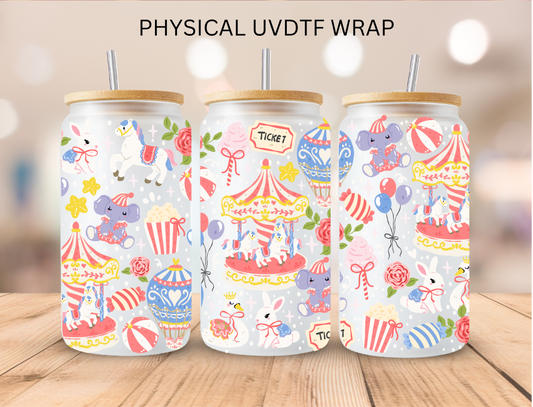 Carnival Aesthetic - 16 oz / 20 oz Libby UV DTF Wrap