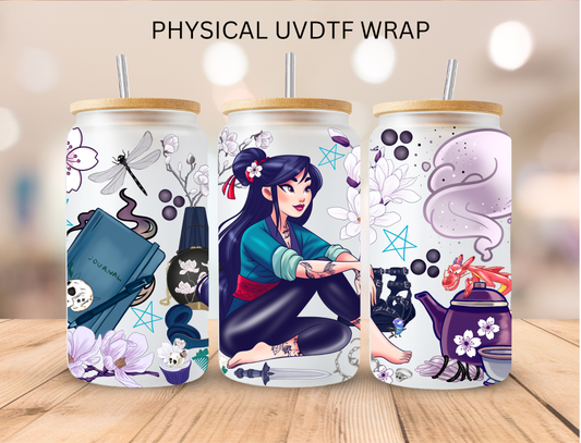Dragon Princess - 16 oz / 20 oz Libby UV DTF Wrap