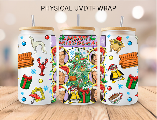 Merry Friendsmas - 16 oz / 20 oz Libby UV DTF