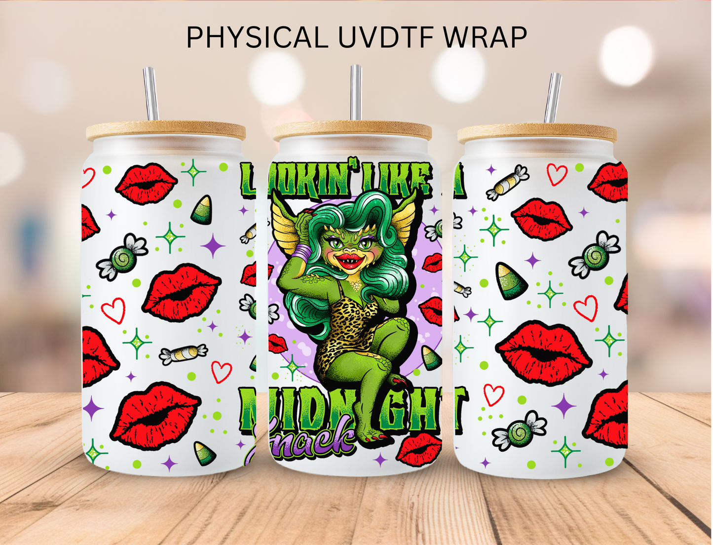 Lookin' Like A Midnight Snack - 16 oz / 20 oz Libby UV DTF