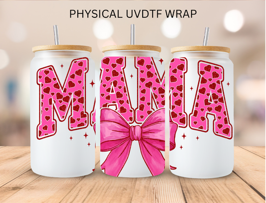 Valentines Concha AMOR Latino - 16 oz / 20 oz Libby UV DTF Wrap