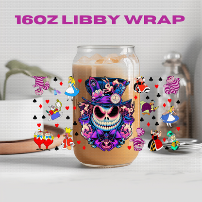 Halloween NBJ Skeleton Jak Collection - 16 oz / 20 oz Libby UV DTF Wrap