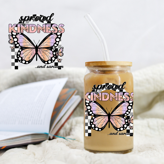 Butterfly Spread Kindness - UVDTF decals EXCLUSIVE DESIGNER