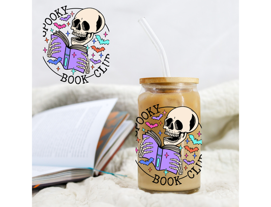 Halloween Spooky Book Club - UVDTF decals