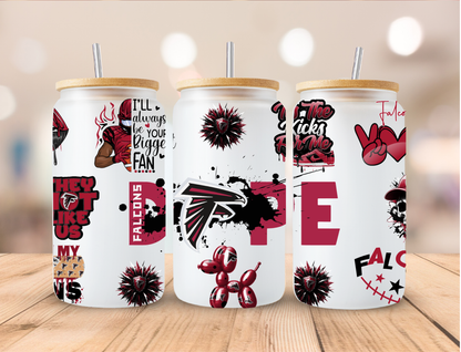 Football NFL Dope Teams - 16 oz / 20 oz Libby UV DTF Wrap