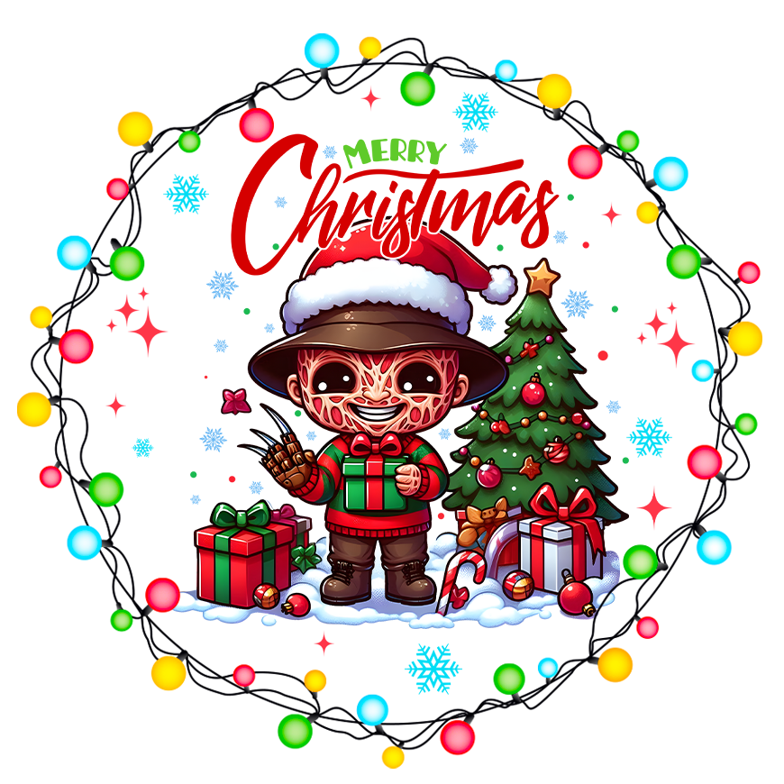 Cartoon Heros Christmas Ornament Bundle 2.8 Inch - Ornament UVDTF Decal