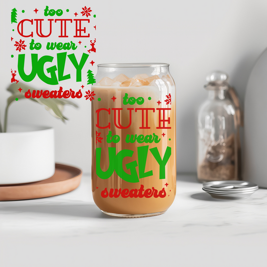 Christmas Too Cute - UVDTF decals