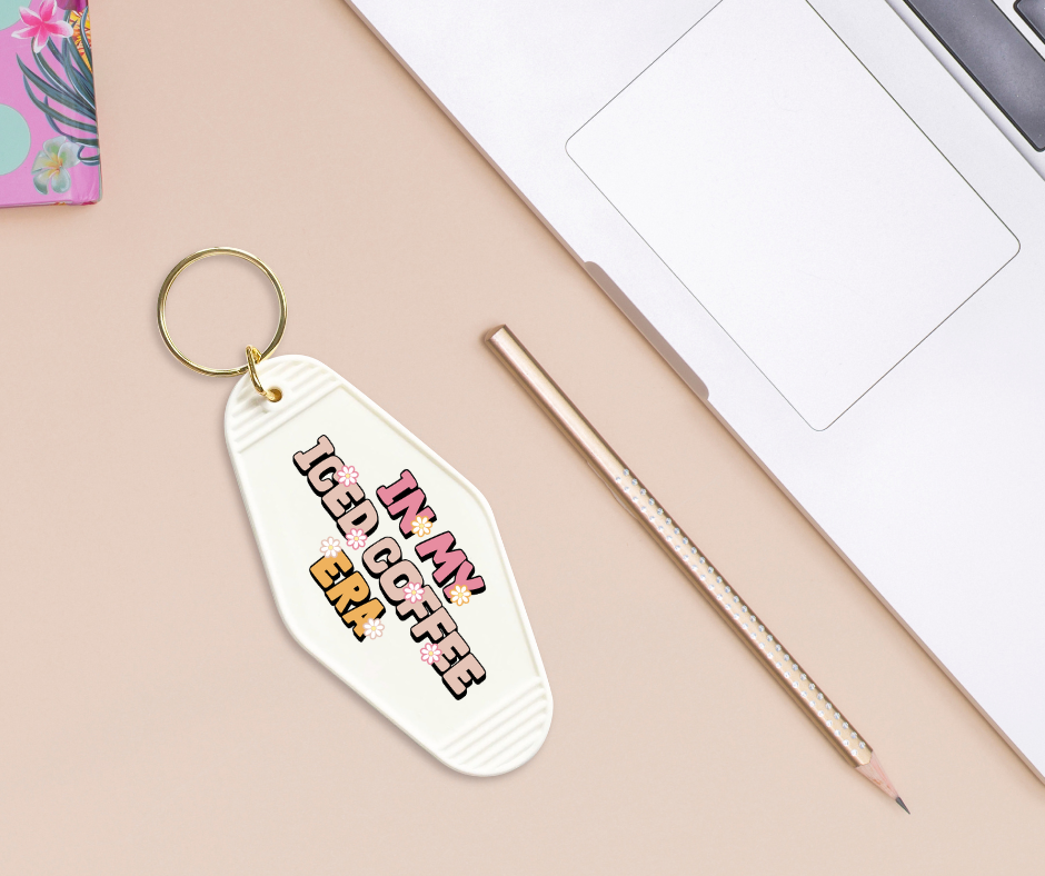 In My Iced Coffee Era - UVDTF Motel Keychain Set Of 6