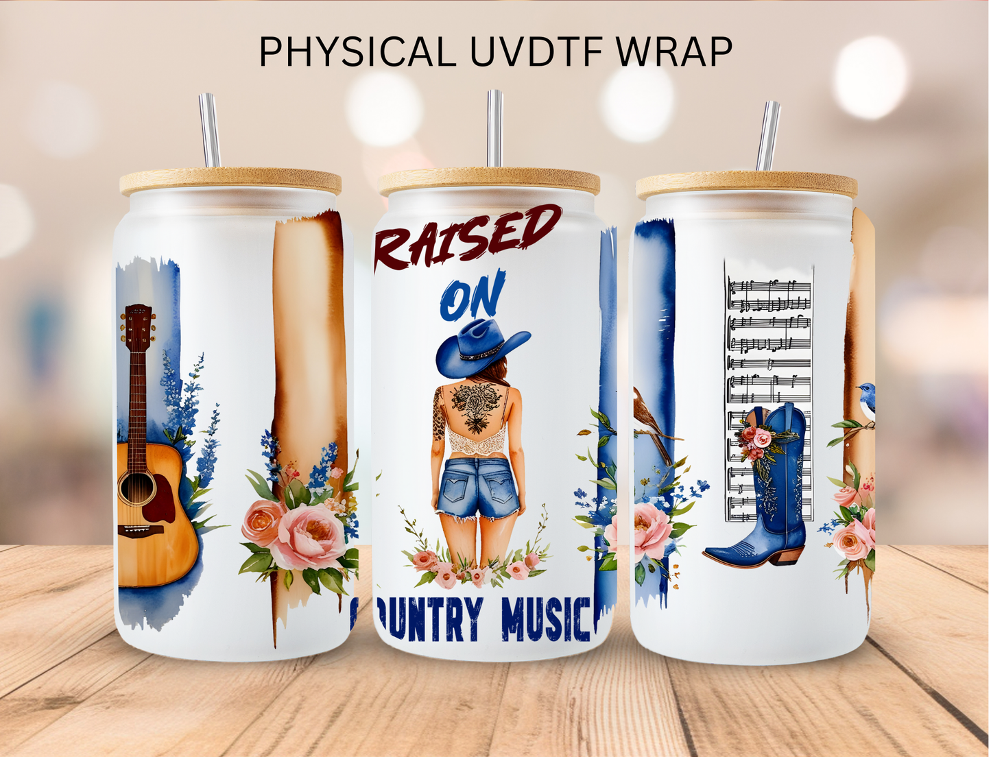 Country Music - 16 oz / 20 oz Libby UV DTF