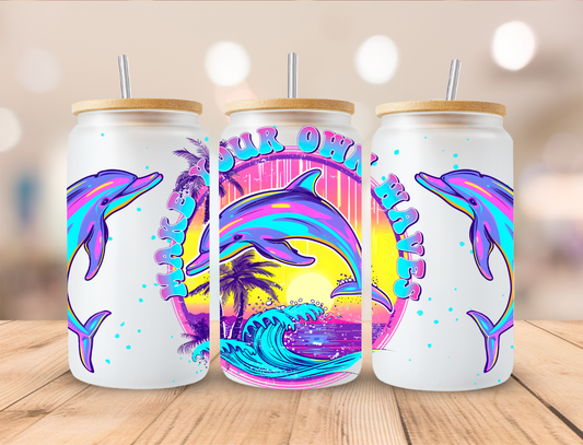 Make Your Own Waves - 16 oz / 20 oz Libby UV DTF Wrap EEE EXCLUSIVVE DESIGN