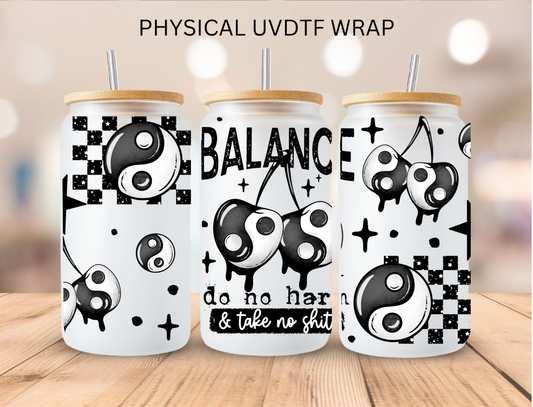 Peace Balance Do No Harm - 16 oz / 20 oz Libby UV DTF