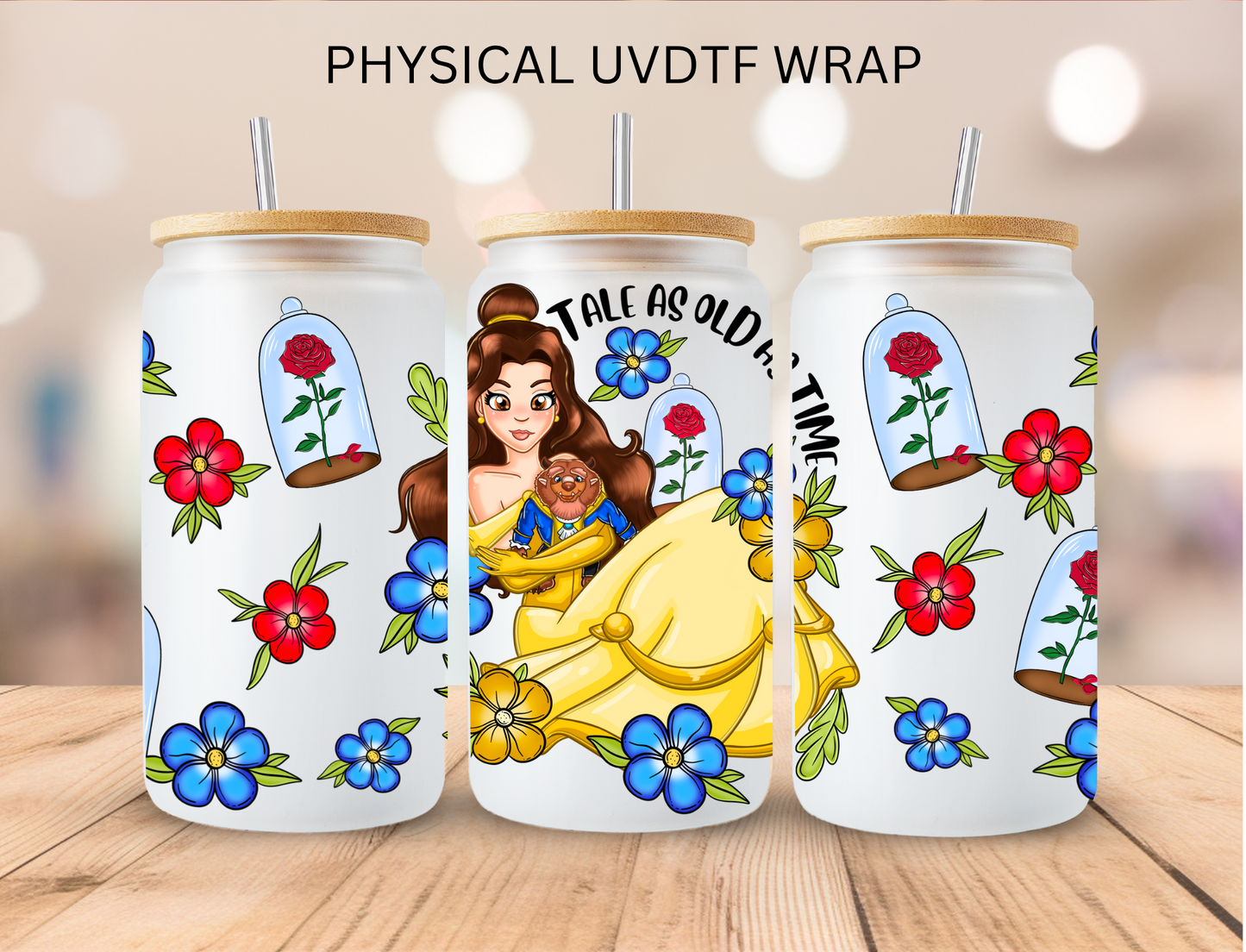 Beast Princess - 16 oz / 20 oz Libby UV DTF Wrap