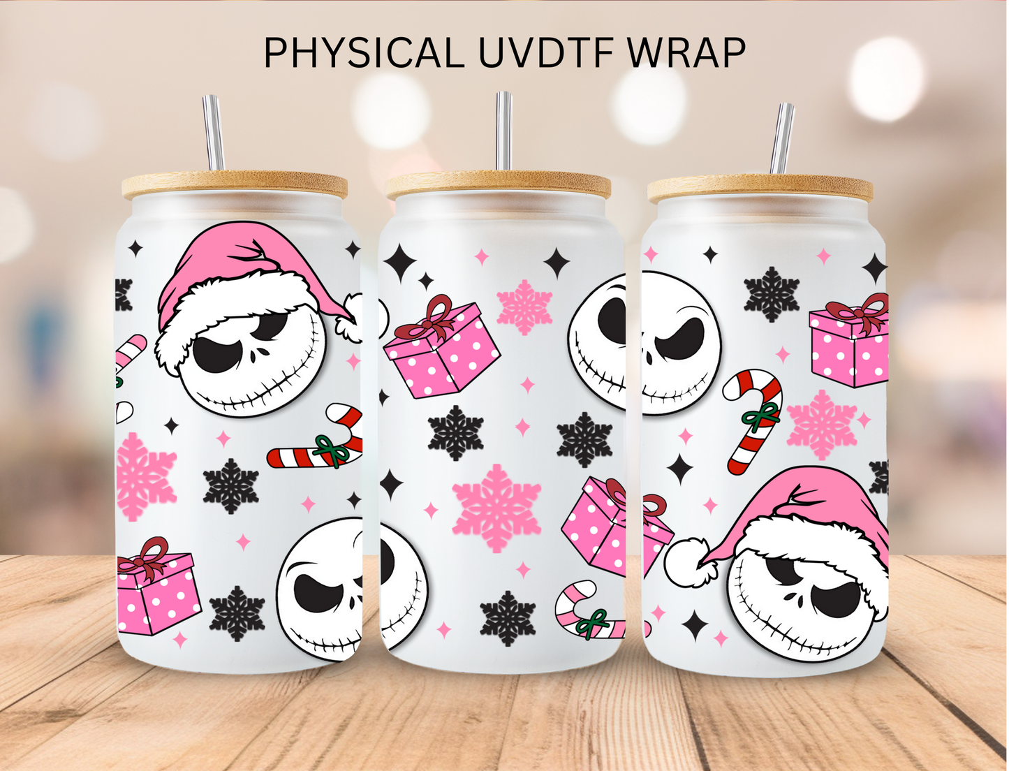 Pink NBC - 16 oz / 20 oz Libby UV DTF Wrap