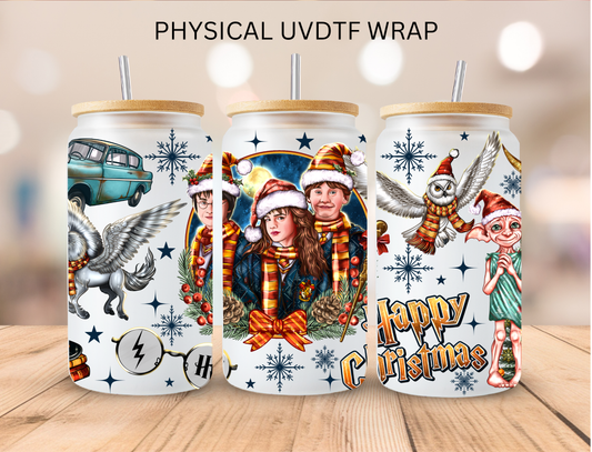 Happy Christmas Wizard - 16 oz / 20 oz Libby UV DTF