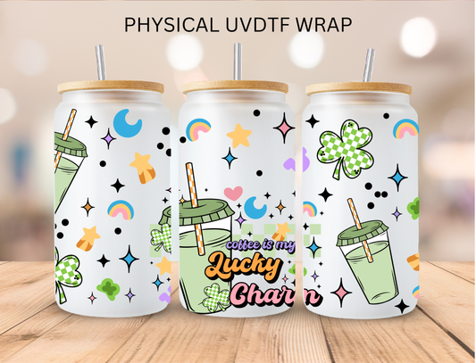 Coffee Is My Lucky Charm - 16 oz / 20 oz Libby UV DTF Wrap