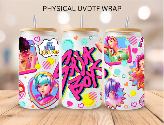 K POP Version 12 - 16 oz / 20 oz Libby UV DTF Wrap