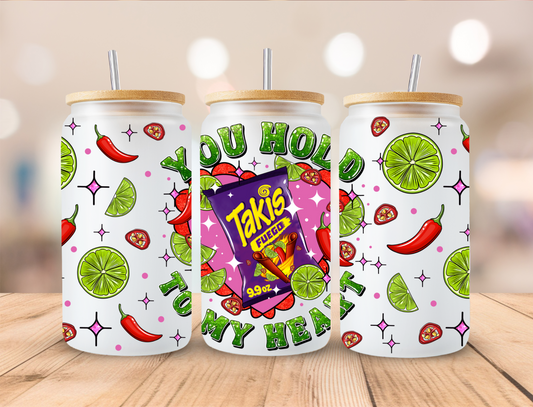 You Hold Takis To My Heart Valentine - Libby UV DTF Wrap EXCLUSIVE DESIGNED