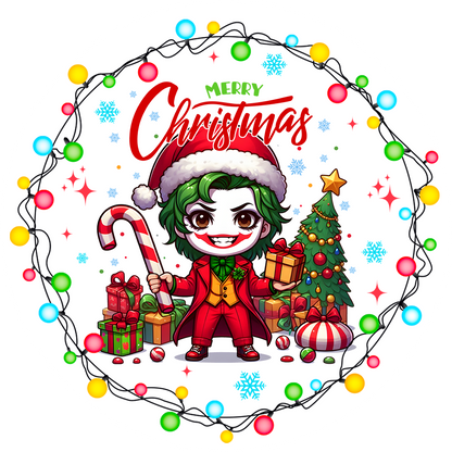 Cartoon Heros Christmas Ornament Bundle 2.8 Inch - Ornament UVDTF Decal