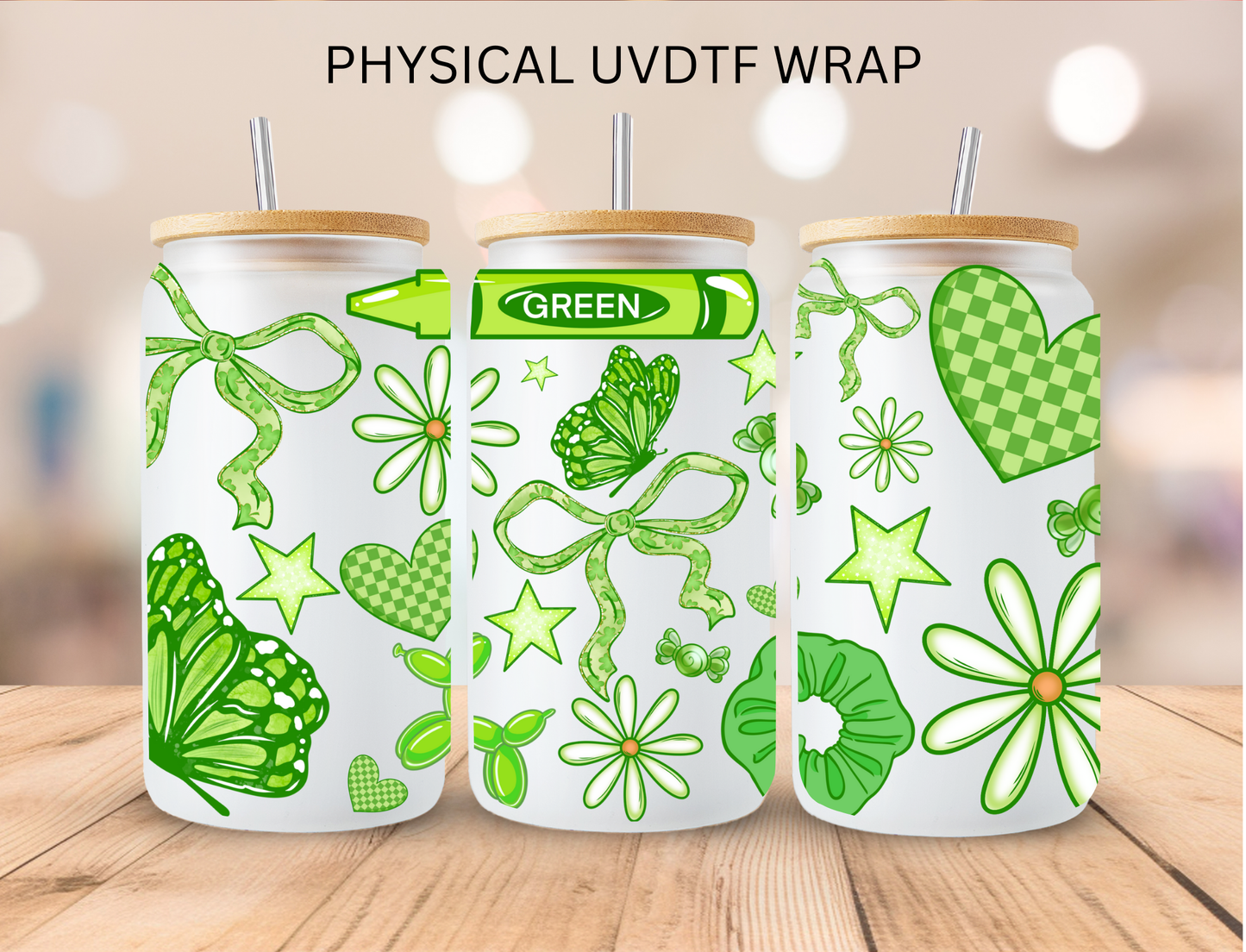 St. Patrick's Boho - 16 oz / 20 oz Libby UV DTF