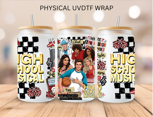High School Musical - 16 oz / 20 oz Libby UV DTF Wrap