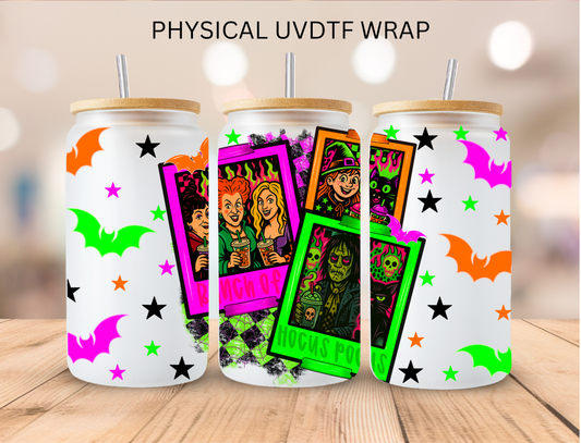 Halloween Hocus Polaroid - 16 oz / 20 oz Libby UV DTF Wrap