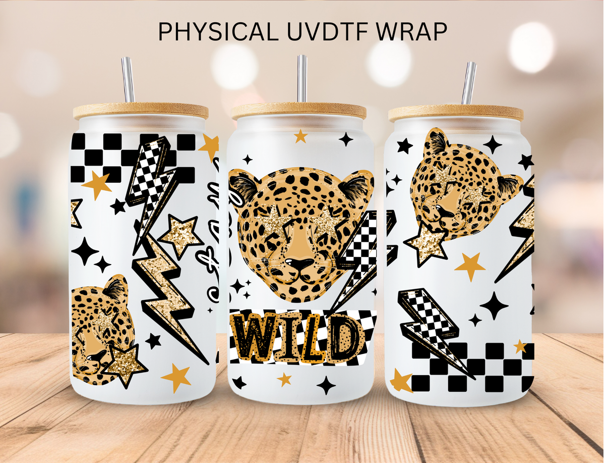 Tiger Bolt Wild - 16 oz / 20 oz Libby UV DTF
