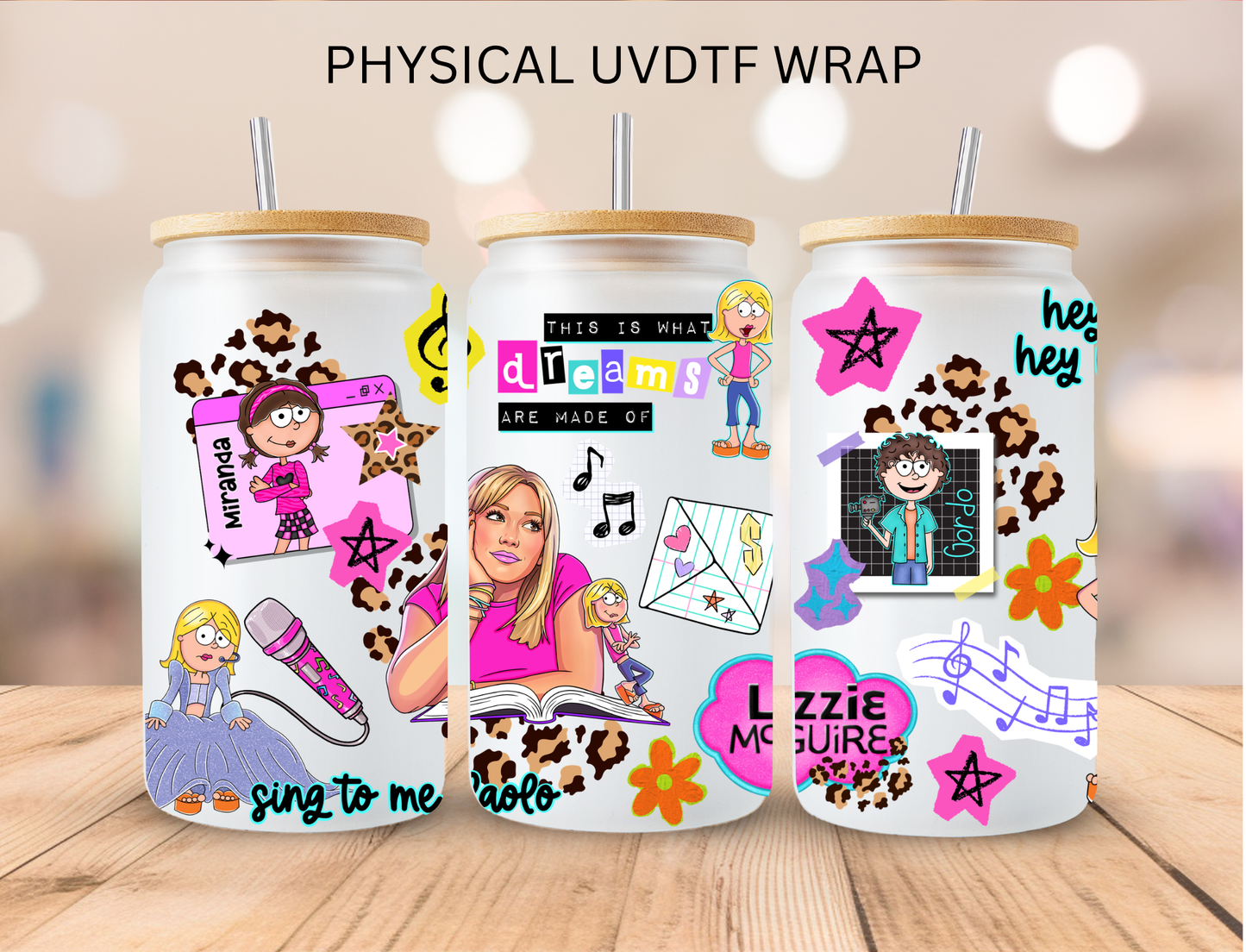 Lizzie Mcguire - 16 oz / 20 oz Libby UV DTF Wrap