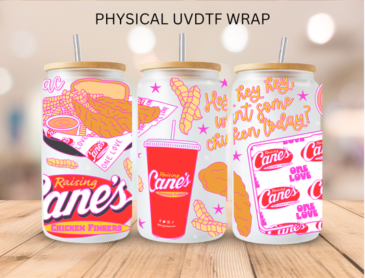 Cane Chicken - 16 oz / 20 oz Libby UV DTF Wrap