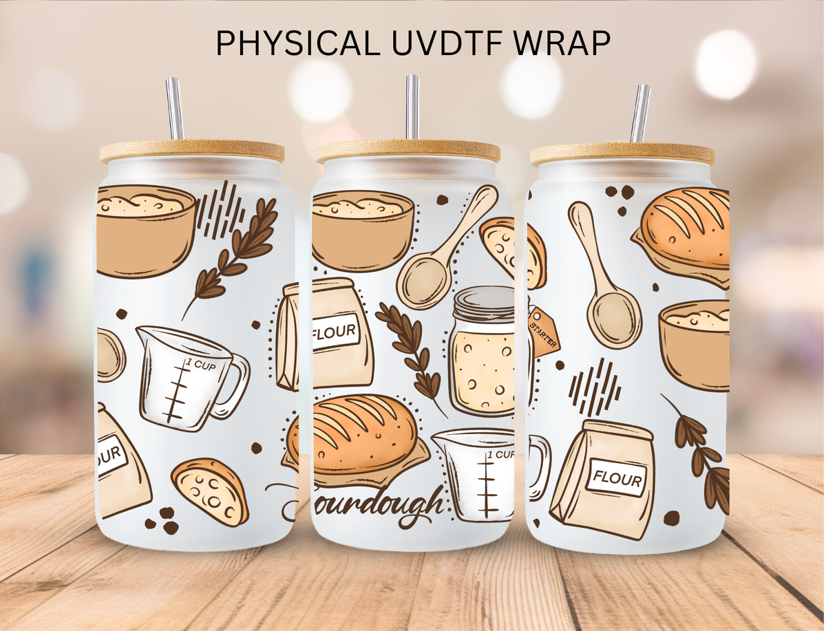 Baking Sourdough - 16 oz / 20 oz Libby UV DTF