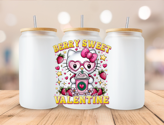 Valentines Berry Sweet Valentine Kitty - UVDTF Decals EXCLUSIVE DESIGN