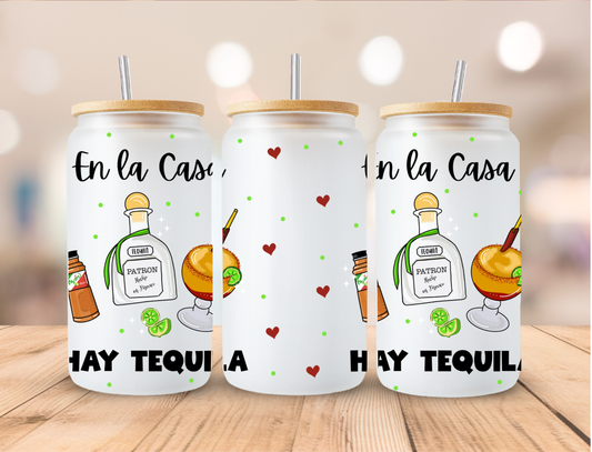 Hay Tequila - 16 oz / 20 oz Libby UV DTF Wrap