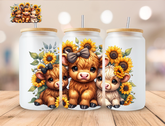 Heifer Cows - 16 oz / 20 oz Libby UV DTF Wrap