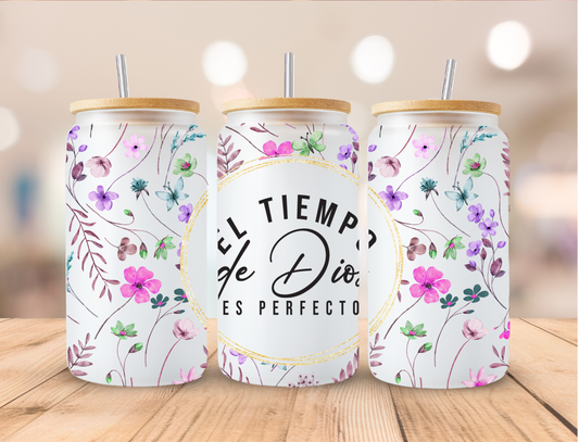 El Tiempo - 16 oz / 20 oz Libby UV DTF Wrap