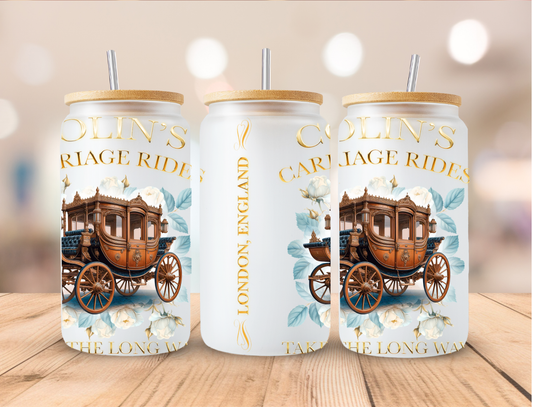 Colins Carriage Rides - 16 oz / 20 oz Libby UV DTF Wrap