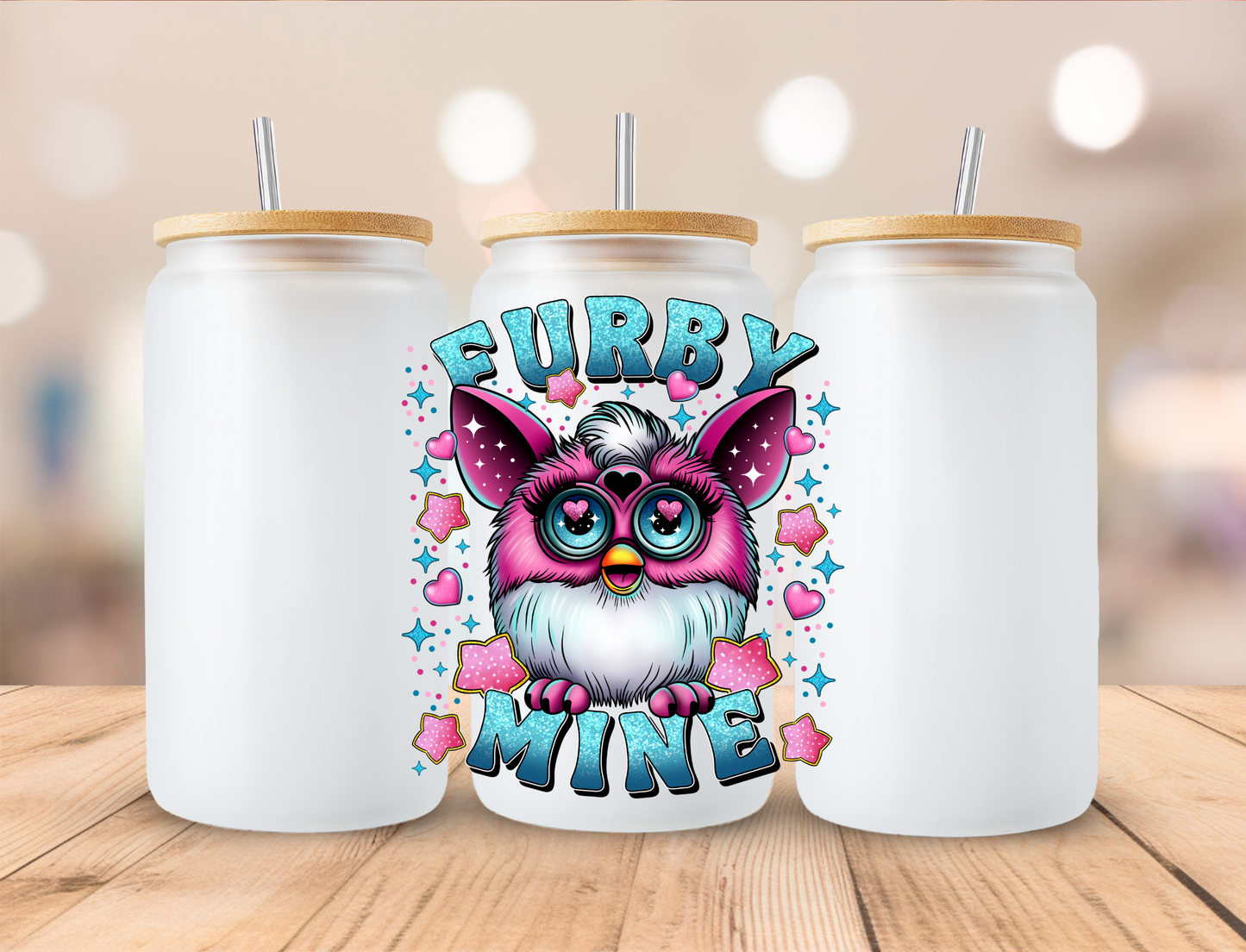 Valentines Furby Mine - UVDTF Decals EXCLUSIVE DESIGN