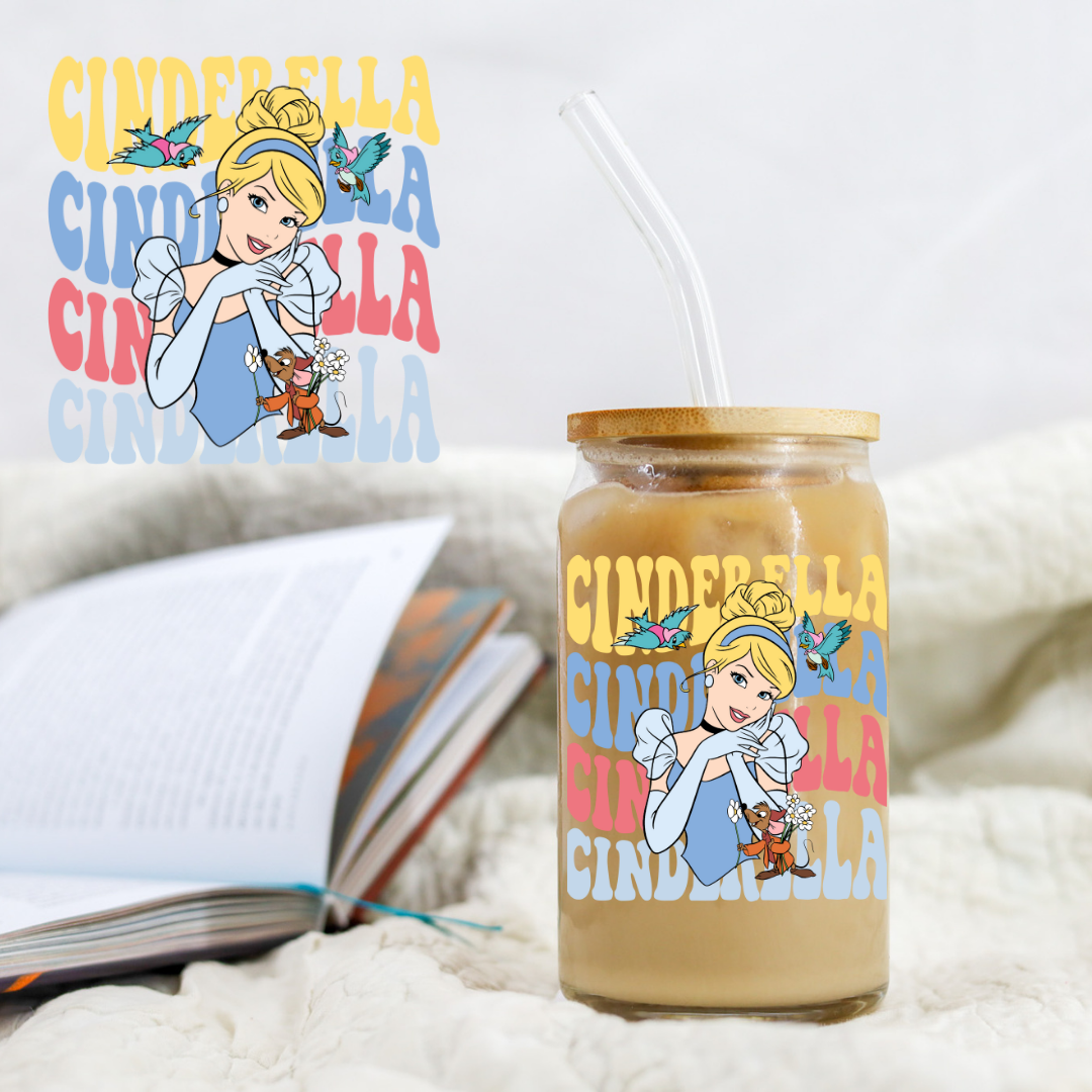 Glass Slipper Princess - UVDTF decal