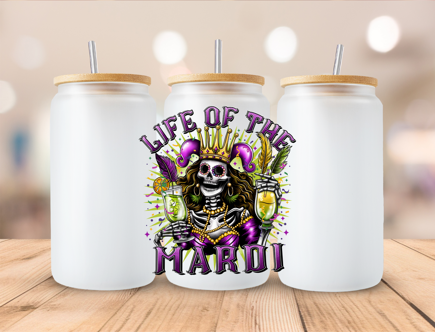 Life Of The Mardi - UVDTF Decals EXCLUSIVE DESIGN