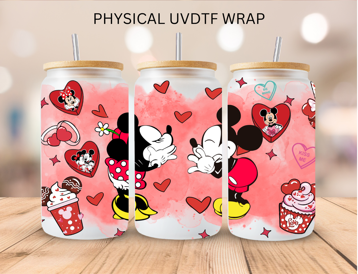 Character Valentines Bundle - 16 oz / 20 oz Libby UV DTF