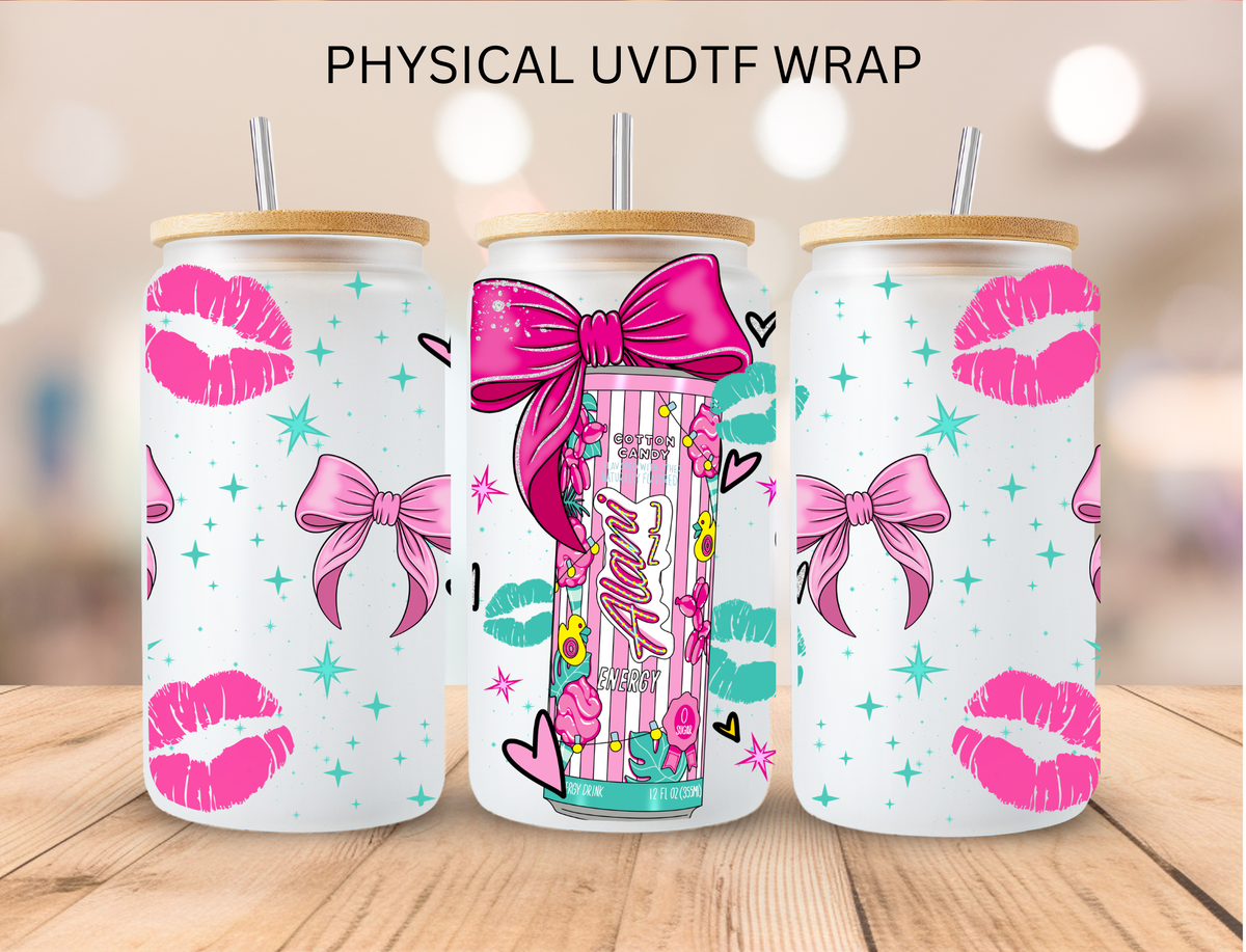 Coquette Soda Pink Alani - 16 oz / 20 oz Libby UV DTF