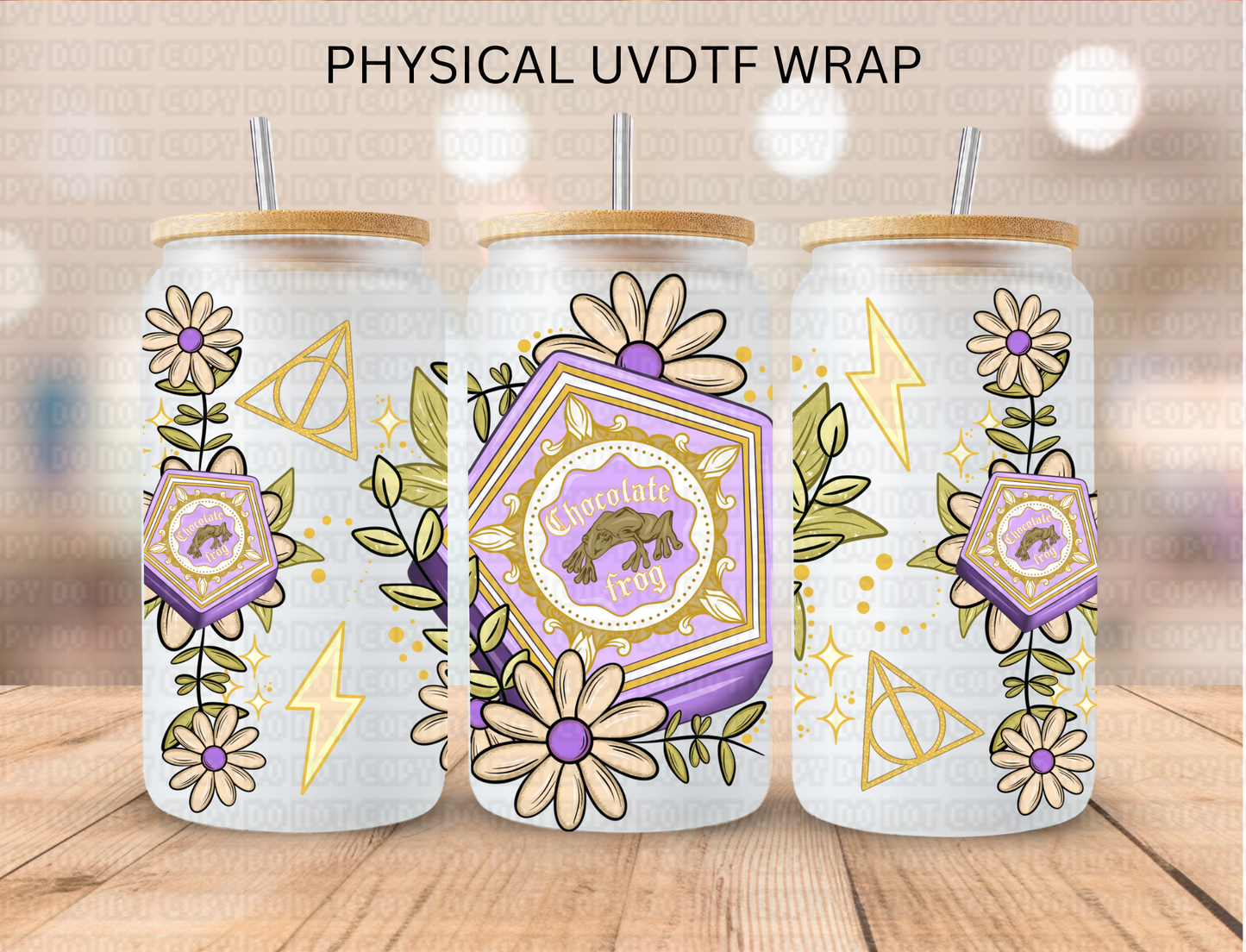 Wizard Chocolate Frogs - 16 oz / 20 oz Libby UV DTF