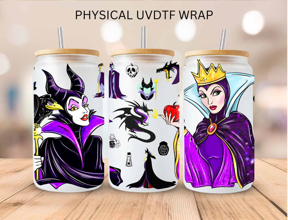 Princess Villians - 16 oz / 20 oz Libby UV DTF