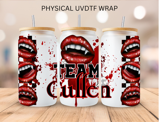 Vampire Team Cullen - 16 oz / 20 oz Libby UV DTF Wrap
