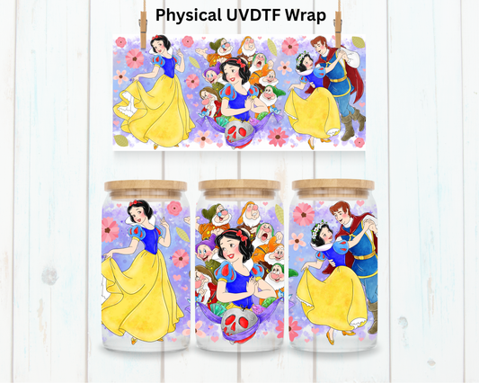 Watercolor Dancing Snow Princess - 16 oz / 20 oz Libby UV DTF